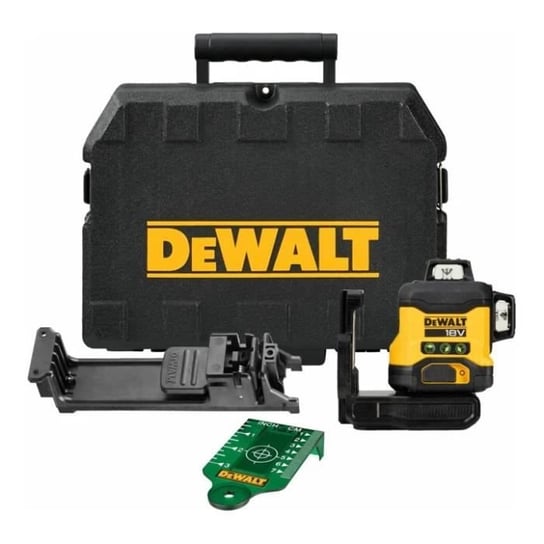 Zielony laser wieloliniowy DEWALT 3x360° 18V - Bez akumulatora i ładowarki - DCLE34031N-XJ DeWalt