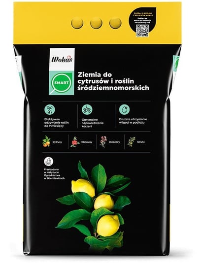 Ziemia do cytrusów i roślin śródziemnomorskich smart 5 l WOKAS Inna marka
