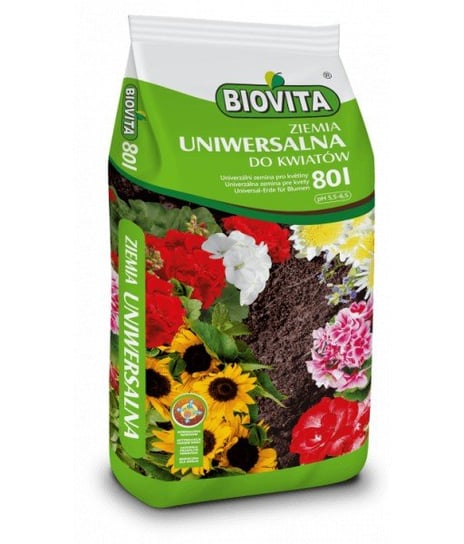 Ziemia uniwersalna do kwiatów BIOVITA 80L BIOVITA