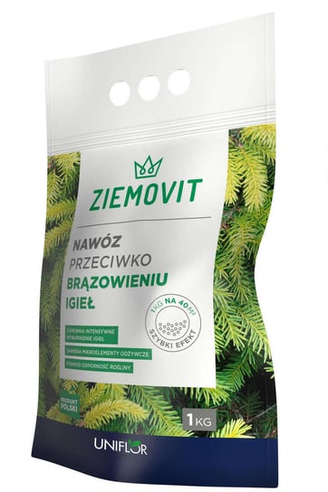 ZIEMOWIT NAWÓZ GRANULOWANY PRZECIW BRĄZOWIENIU IGIEŁ 1KG Ciech