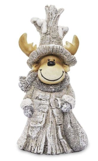 Zimowa Figurka Renifer Świąteczna Dekoracja Pigmejka