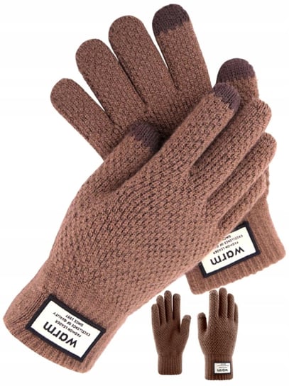 Zimowe Męskie Rękawiczki ciepłe rękawice grube Edibazzar