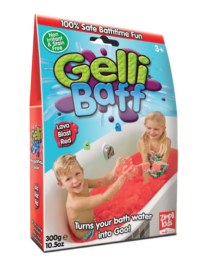 Zimpli Kids, Magiczny proszek do kąpieli, Gelli Baff, czerwony, 1 użycie Zimpli