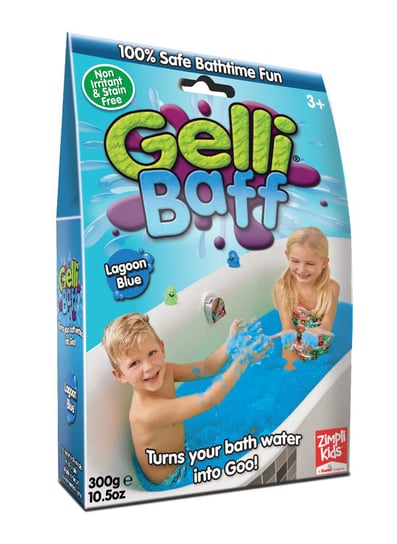 Zimpli Kids, Magiczny proszek do kąpieli, Gelli Baff, niebieski, 1 użycie Zimpli