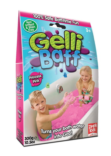Zimpli Kids, Magiczny proszek do kąpieli, Gelli Baff, różowy, 1 użycie Zimpli