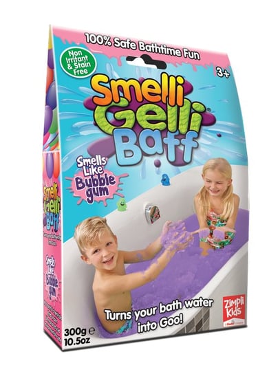 Zimpli Kids, Magiczny proszek do kąpieli, Gelli Baff Smelli, Guma Balonowa, 3+ Zimpli