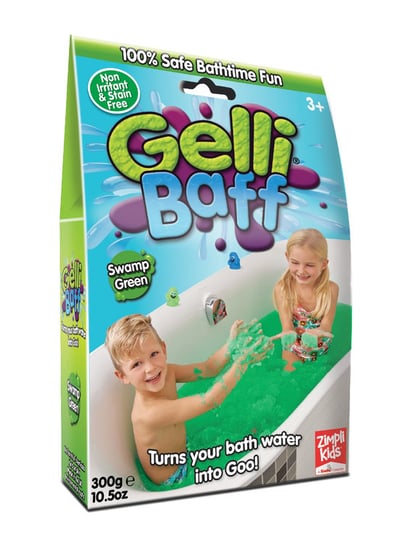 Zimpli Kids, Magiczny proszek do kąpieli, Gelli Baff, zielony, 1 użycie Zimpli