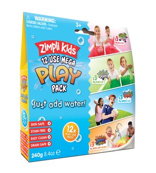 Zimpli Kids, Zestaw magicznych proszków do wody, 12 szt., Mega Play Pack Zimpli
