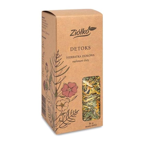 Ziółko Detox Herbatka Ziołowa 80 G NATURALNE ZIÓŁKO Sklep