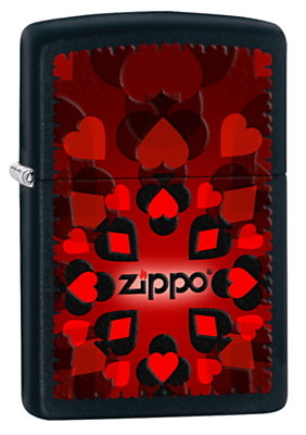 Zippo, Zapalniczka, Heart Spade Club Zippo