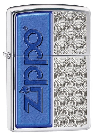 Zippo, Zapalniczka, Logo emblemat, High Polish Chrome Zippo
