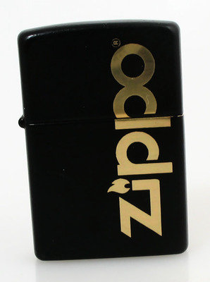 Zippo, Zapalniczka logo lasered, Black Matte(B) Zippo