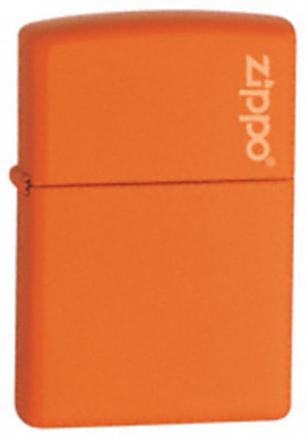Zippo, Zapalniczka, Orange Matte, w/Zippo Logo Zippo