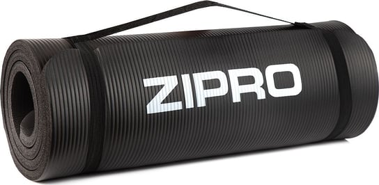 Zipro, Mata do ćwiczeń, czarny, 180x60cm Zipro