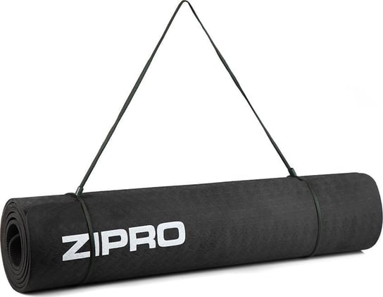 Zipro, Mata do ćwiczeń, czarny, 183x61cm Zipro