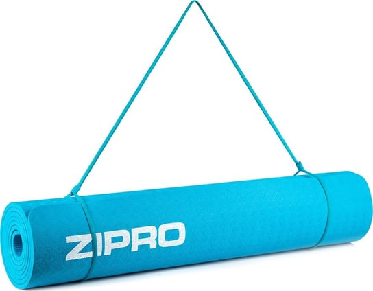 Zipro, Mata do ćwiczeń, niebieski, 183x61cm Zipro