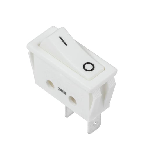 Złącze przełącznik kołyskowy prostok.biały C5N 0-1 16A/250V, 1 szt. Zamiennik/inny