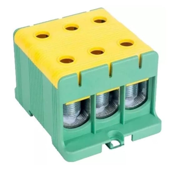 Złączka kompaktowa na szynę i płytę montażową, zielona 35-150 mm2 FLEAL-150/3ZS Inna marka