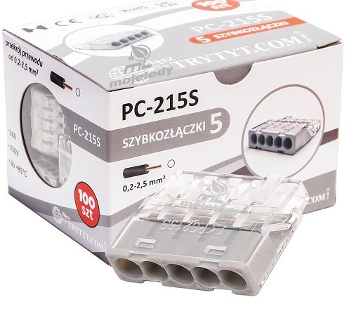 Złączka samozaciskowa 5x2,5 PC 215S 100szt Inna marka
