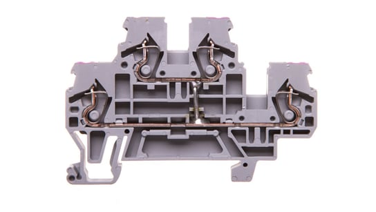 Złączka szynowa 2-piętrowa 2,5mm2 L / L szara 870-508 Wago