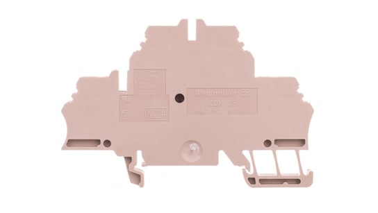 Złączka szynowa 2-piętrowa 4-przewodowa sprężynowa 2,5mm2 beżowa Ex ZDK 2.5 1674300000 Weidmuller