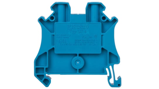 Złączka szynowa 2-przewodowa 0,14-6mm2 niebieska UT 4 BU 3044115 /50szt./ PHOENIX CONTACT