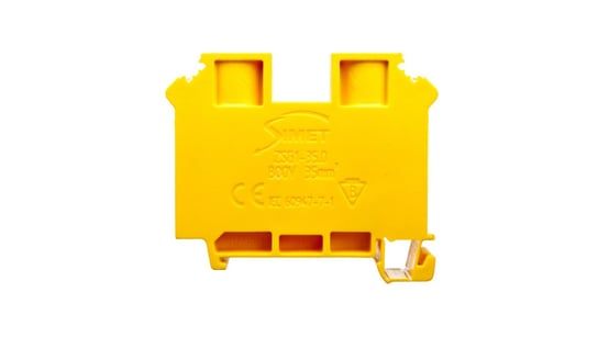 Złączka szynowa gwintowa 2-przewodowa 35mm2 żółta ZSG1-35.0 12701314 Simet