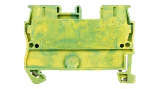 Złączka szynowa ochrona 2-przewodowa 0,08-4mm2 zielono-żółta ST-2,5 PE 3031238 PHOENIX CONTACT