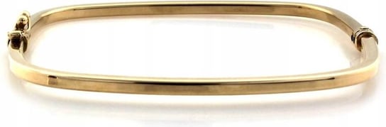 Złota bransoletka 585 KWADRATOWA bangle sztywna rozpinana 6,15 g Lovrin