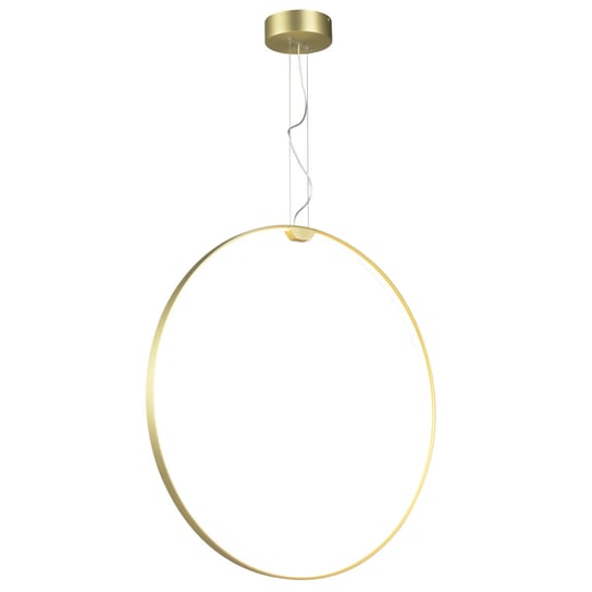 Złota Lampa wisząca Acirculo pierścień LED 36W do sypialni Step Into Design