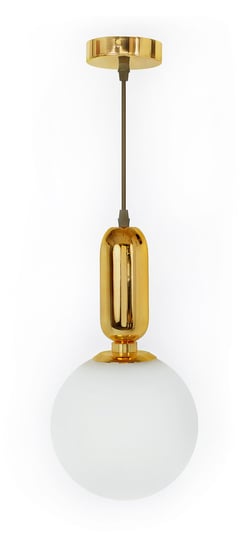 Złota lampa wisząca kula glamour nowoczesna 61-207 Sofer