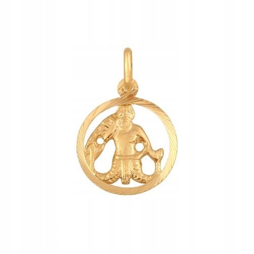 Złota Przywieszka Znak Zodiaku 585 0.80 g Rodium Rodium