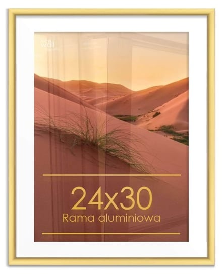 Złota Rama Aluminiowa 24X30 Cm Nice Wall