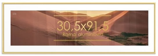 Złota Rama Aluminiowa 30,5X91,5 Cm Nice Wall