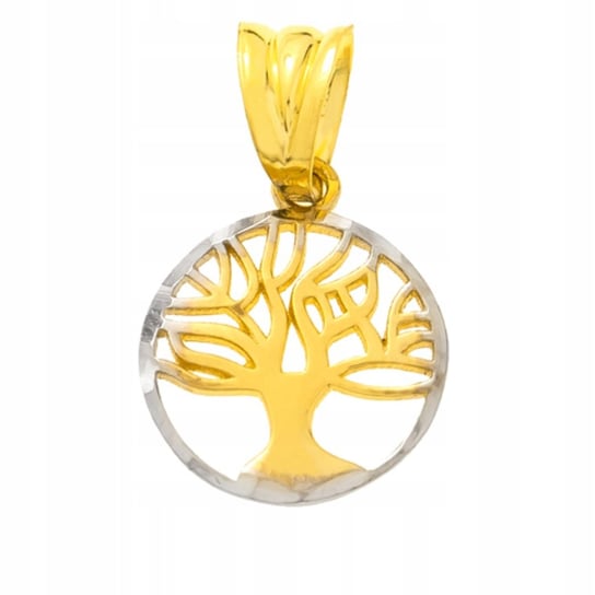 Złote Drzewko Szczęścia Z Białym Złotem - Pr. 585 Inna marka