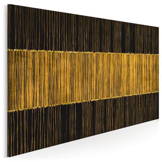 Złote runo - nowoczesny obraz do salonu - 120x80 cm VAKU-DSGN Nowoczesne obrazy