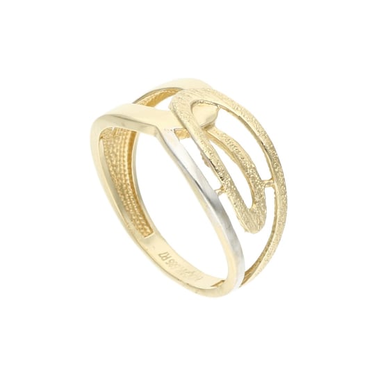 Złoty ażurowy pierścionek 585 14k Rosanto