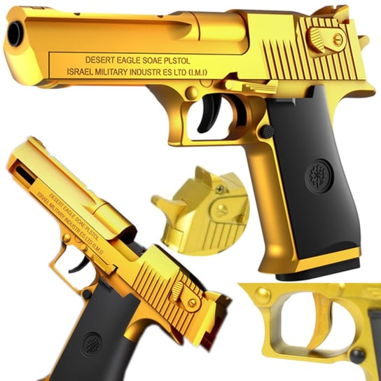 Złoty Desert Eagle Replika Asg Pistolet Metalowy Na Kulki 6Mm Inna marka