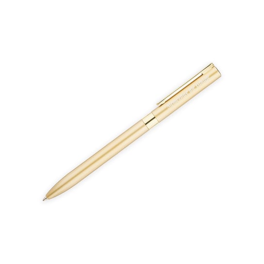 Złoty elegancki długopis - Make It Easy, czarny wkład - Make it Easy