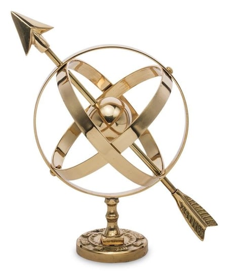Złoty Globus Dekoracyjny Ze Strzałą Art-Pol