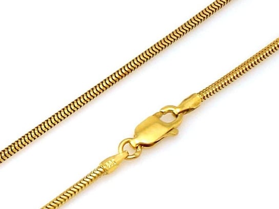 Złoty łańcuszek 585 okrągła linka 50cm żmijka 3,26g Lovrin