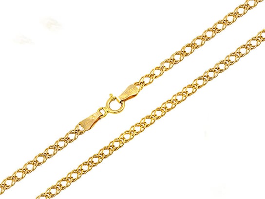 Złoty łańcuszek 585 rombo 45cm silny splot 1,09g Lovrin