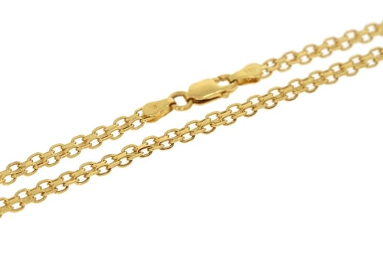 złoty łańcuszek damski bismarck - dmuchany 45cm la.00195 pr.585 Caspol