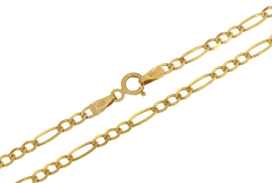 złoty łańcuszek figaro 45cm la.00258 pr.585 Caspol