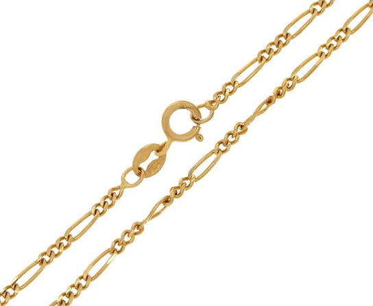 złoty łańcuszek figaro 50cm la.00092 pr.585 Caspol