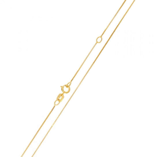 złoty łańcuszek kostka 45cm la.01223 pr.585 Caspol