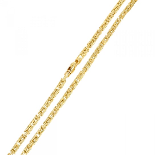złoty łańcuszek o splocie królewskim 55cm la.01360 pr.585 Caspol