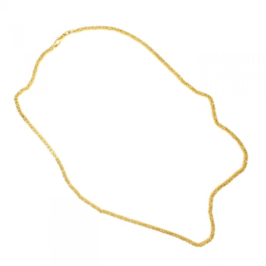 złoty łańcuszek o splocie królewskim 55cm la.01395 pr.585 Caspol