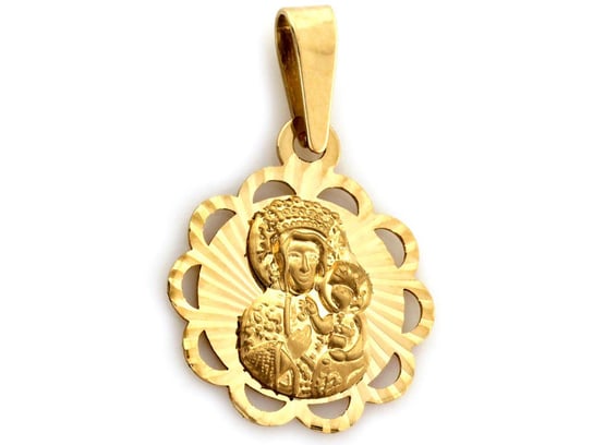 Złoty Medalik 585 Matka Boska Częstochowska Lovrin