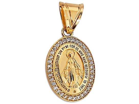 Złoty medalik 585 szkaplerz Matka Boska niepokalana 2,18 g Lovrin